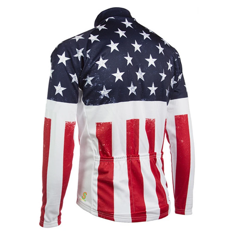 Теплая зимняя велосипедная Джерси одежда для мужчин быстросохнущая с защитой от