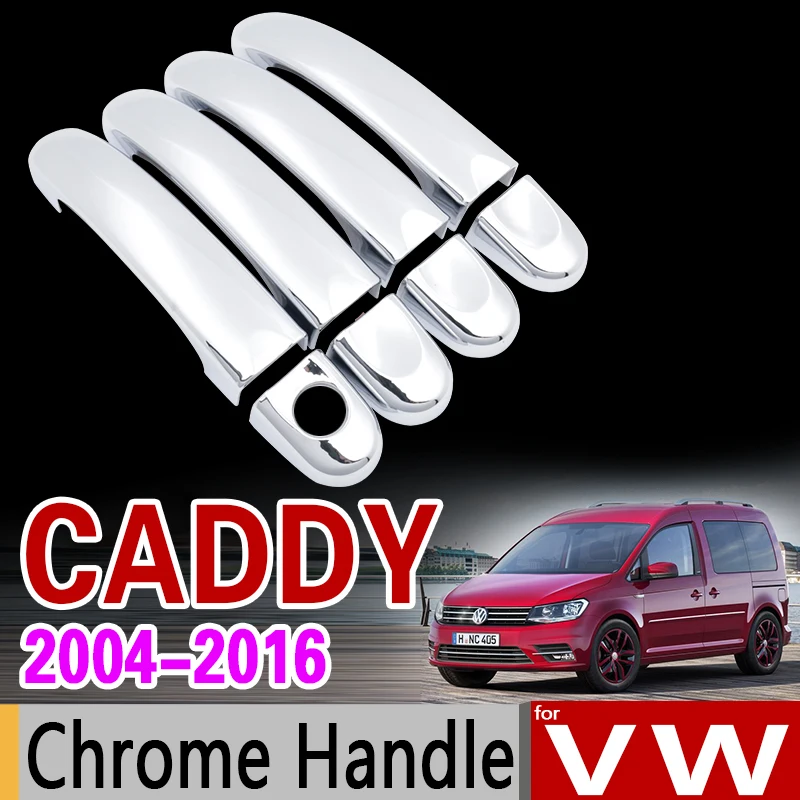 Для VW Caddy 2004 2016 2K Хромированная ручка Накладка для Volkswagen 2005 2007 2009 2011 2014 аксессуары