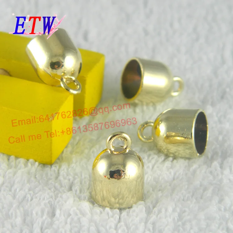 

Free shipping Fashion Alloy Cord End,gold silver black nickle good Plating 50pcs/lot DIY Jewelry Findings Accessories