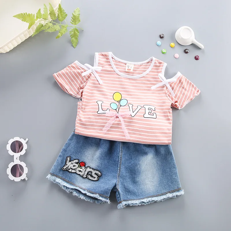 ExactlyF boys clothing sets spring autumn children tracksuit suit kids casual tops t-shirts+pant baby for outfits |