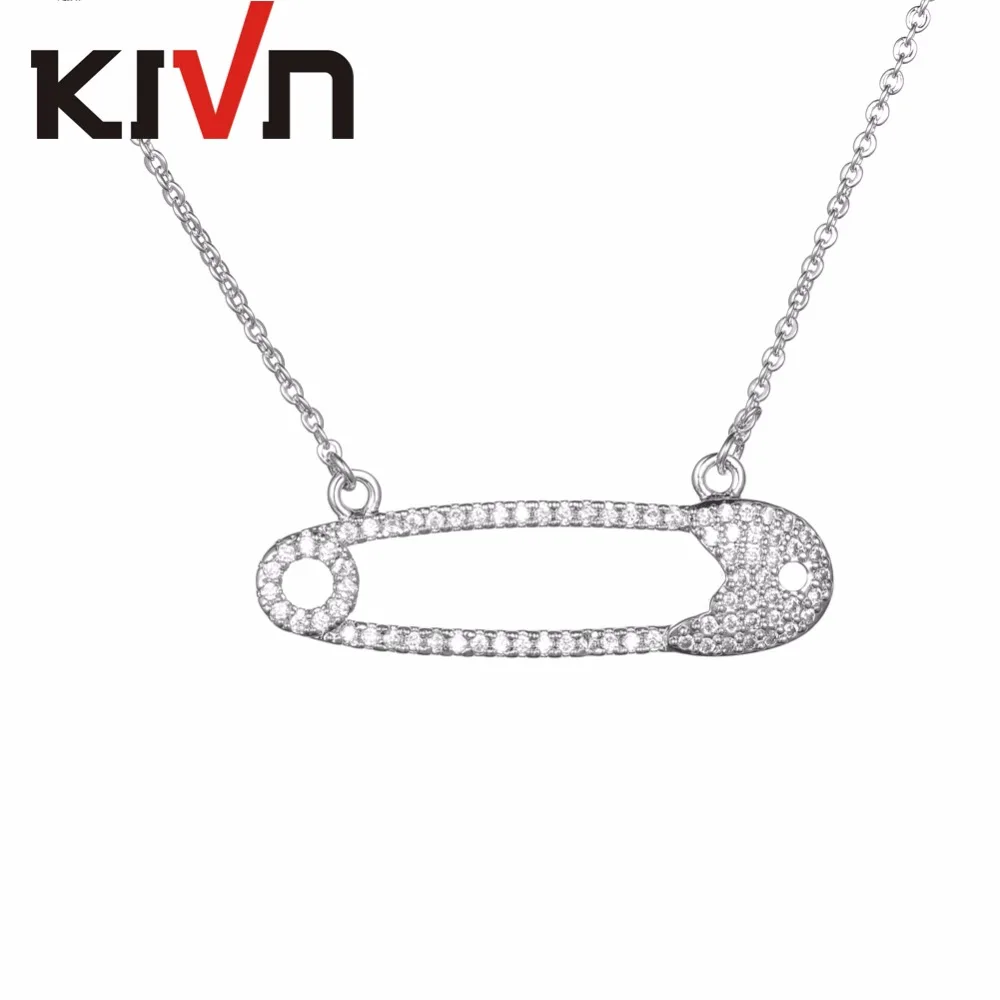 Модные ювелирные изделия KIVN с уникальным кубическим цирконием безопасная