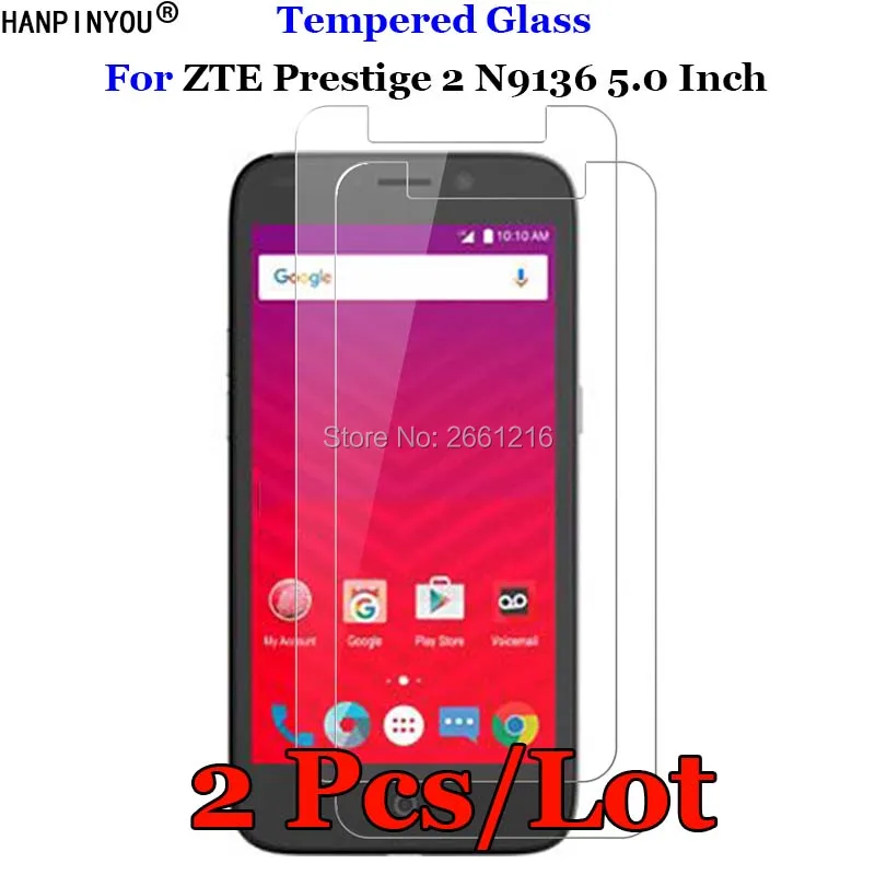 2 шт./лот для ZTE Prestige2 N9136 закаленное стекло 9H 2.5D Премиум Защитная пленка экрана