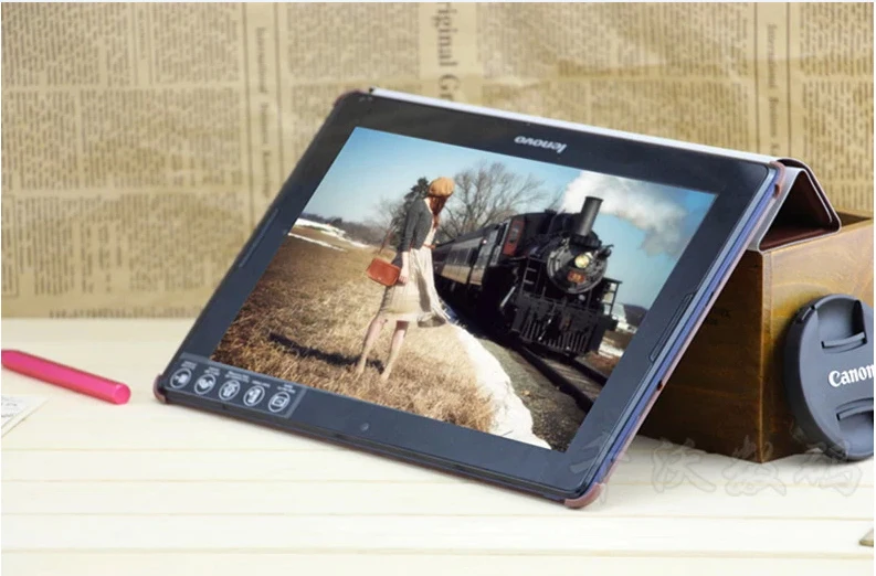 Для Lenovo IdeaTab A10 70 датчик цели и фона A7600 чехол 10.1 дюймов планшет Floding приталенный