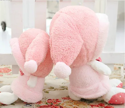 stuffed animals kawaii plush toys for children japanese cute gifts bowknot Pink doll girl Birthday gift | Игрушки и хобби