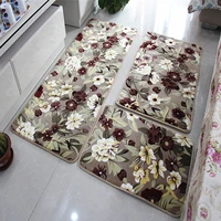 water absorption bathroom mat coral fleece living room floor mat kitchen carpet anti slip bath rug doormat 4060508060903pc