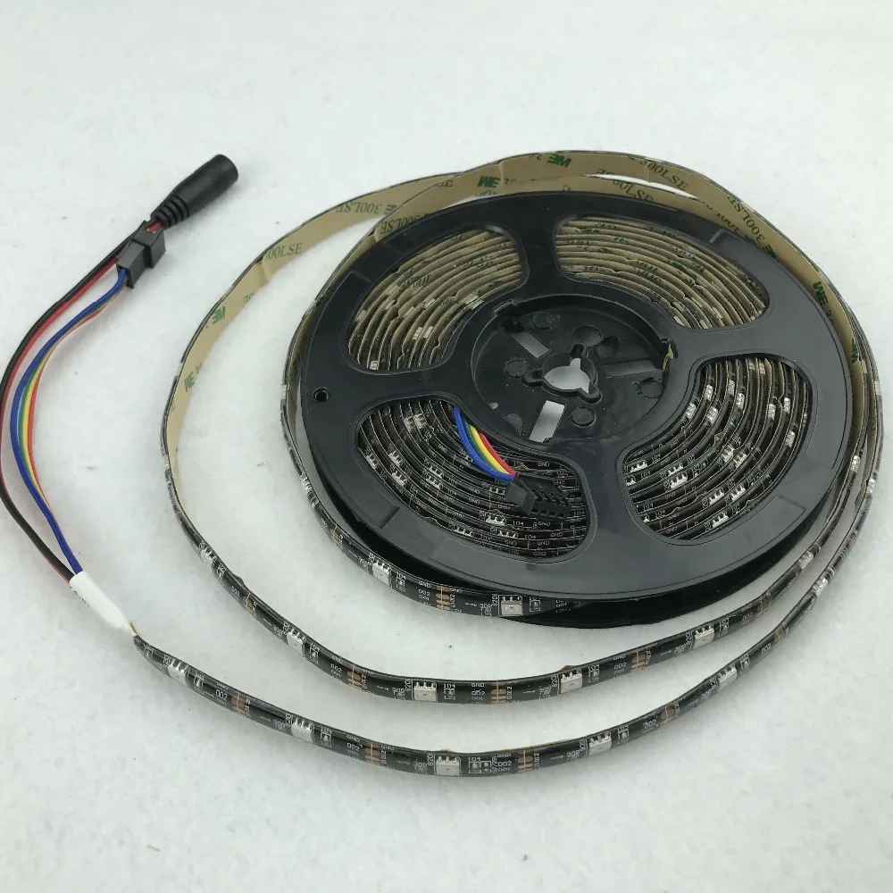 Полноцветсветодиодный Адресуемая Светодиодная лента RGB 5050 GS8208 (похожая на WS2813) 12