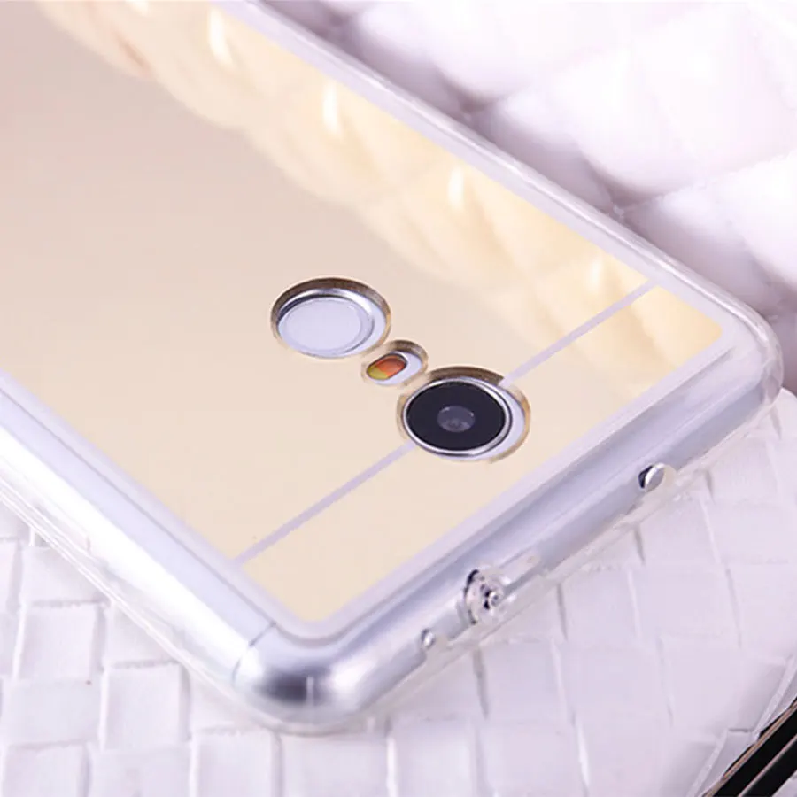 Роскошные зеркальные Чехлы для Redmi Note 3 4 мягкий чехол из ТПУ телефона Xiaomi Pro Red mi Note3
