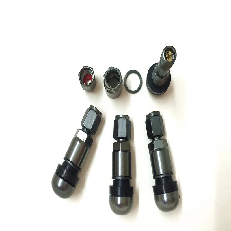 Алюминиевая крышка клапана бескамерной шины автомобиля TPMS медный сердечник