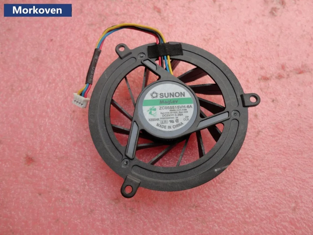 FORCECON DFS541305MH0T F7B1 вентилятор для процессора ноутбука DELL Studio 1535 1536 1537 1555 1556 PP33L PP33