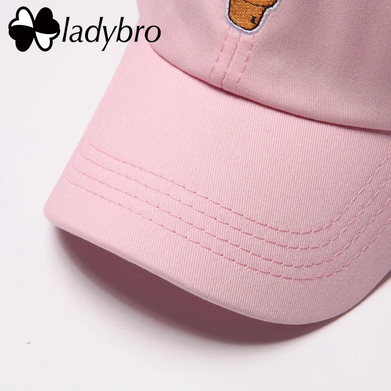 Ladybro модная женская Кепка с вышивкой кактуса мужская бейсбольная кепка