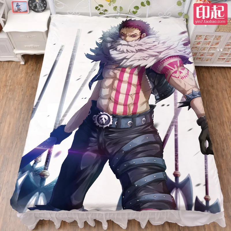 

September Update Japansese Anime ONE PIECE Roronoa Zoro Milk Fiber Bed Sheet & Flannel Blanket Summer Quilt 150x200cm