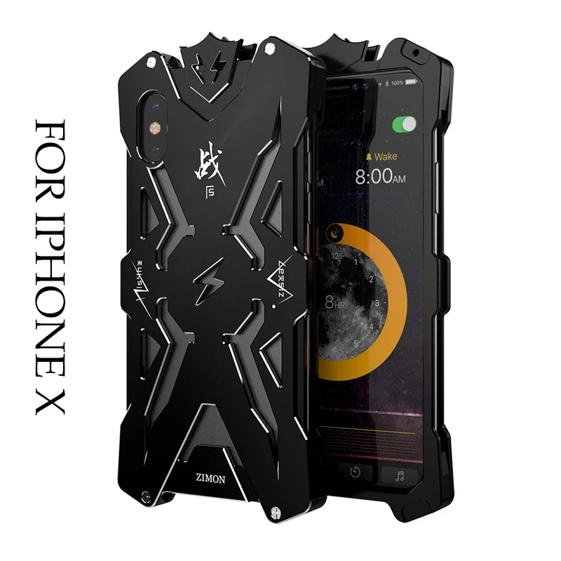 Мода для iphone х 5.8 дюйма противоударный металлический Тор Ironman защиты Чехол IPhone X