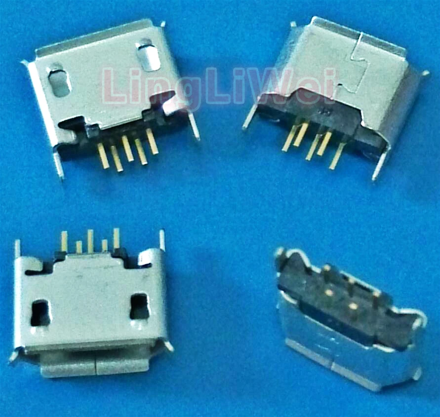 10 шт. вертикальный разъем MICRO mini USB 5pin гнездовой 180 градусов 5P Прямой Бесплатная
