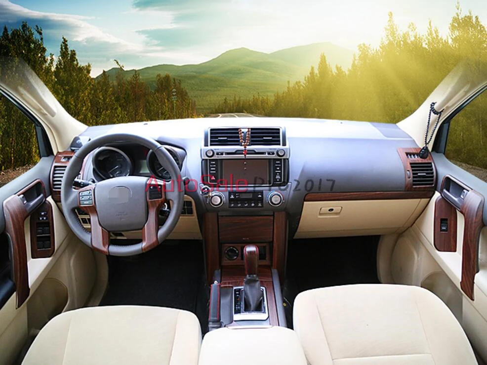 Для Toyota Prado FJ150 FJ 150 2014 2015 2016 2017 2018 текстура персиковых деревьев peac Внутренняя