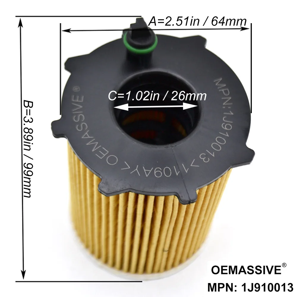 Фото Комплект (10) масляных фильтров для Citroen DS3 DS4 Xsara Ford Ecosport Mazda 5 Peugeot 407 508 5008 ранчо Suzuki Fiat Volvo C30 1109AY №3
