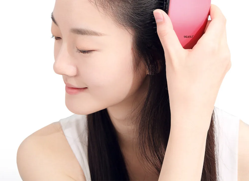 Xiaomi YueLi гребень уход красивая щетка анион волосы, кожа головы массаж Антистатический гребень портативный электрическая расческа для вибрационного массажа