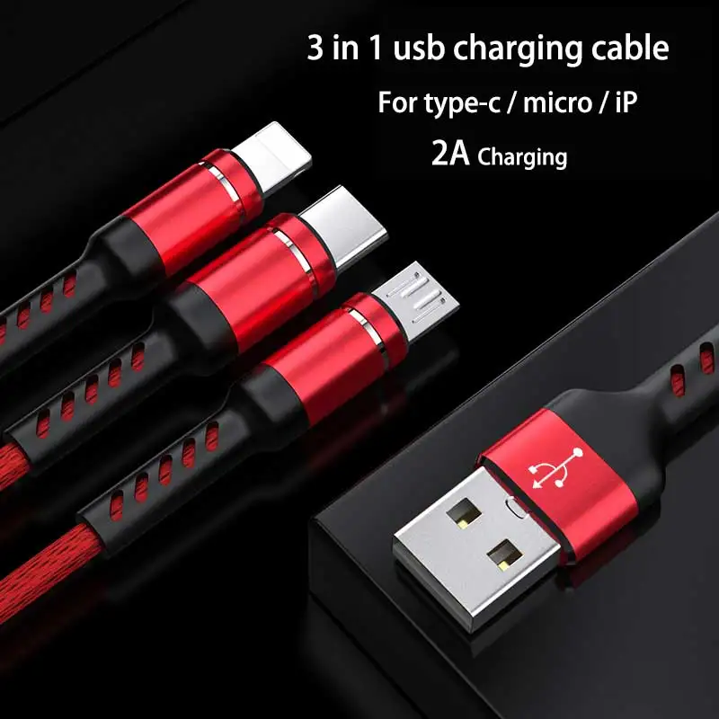 Usb зарядный кабель для huawei samsung type-c кабель для xiaomi oppo multi 3 в 1 зарядный шнур для oneplus Быстрый micro usb кабель