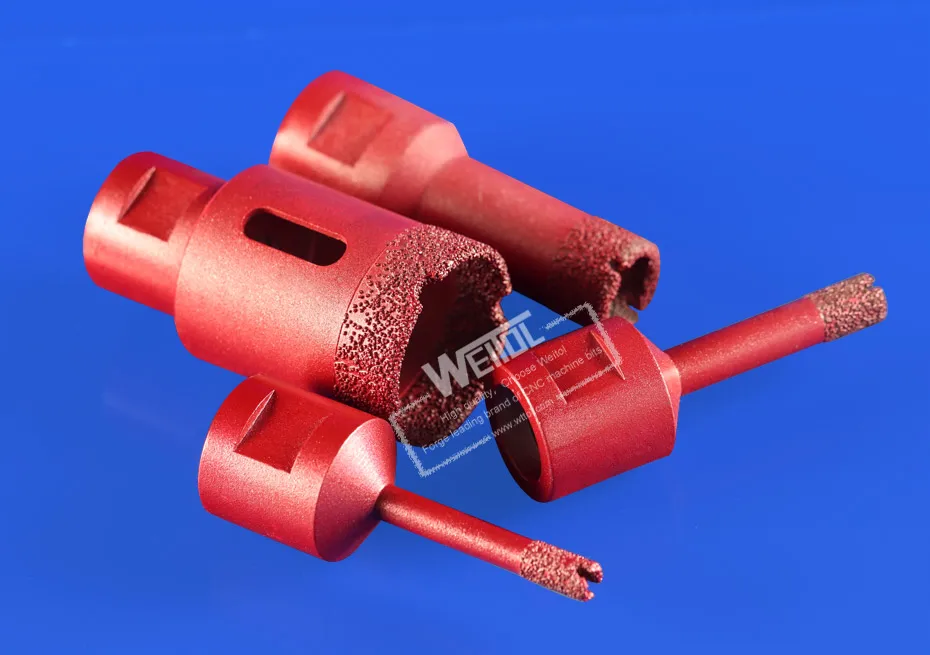 WeiTol 1 шт. алмазные Вакуумные Паяные буровые коронки M14 соединительные сверла кольцевая пила Алмазная Наждачная Дрель Инструменты для мрамора