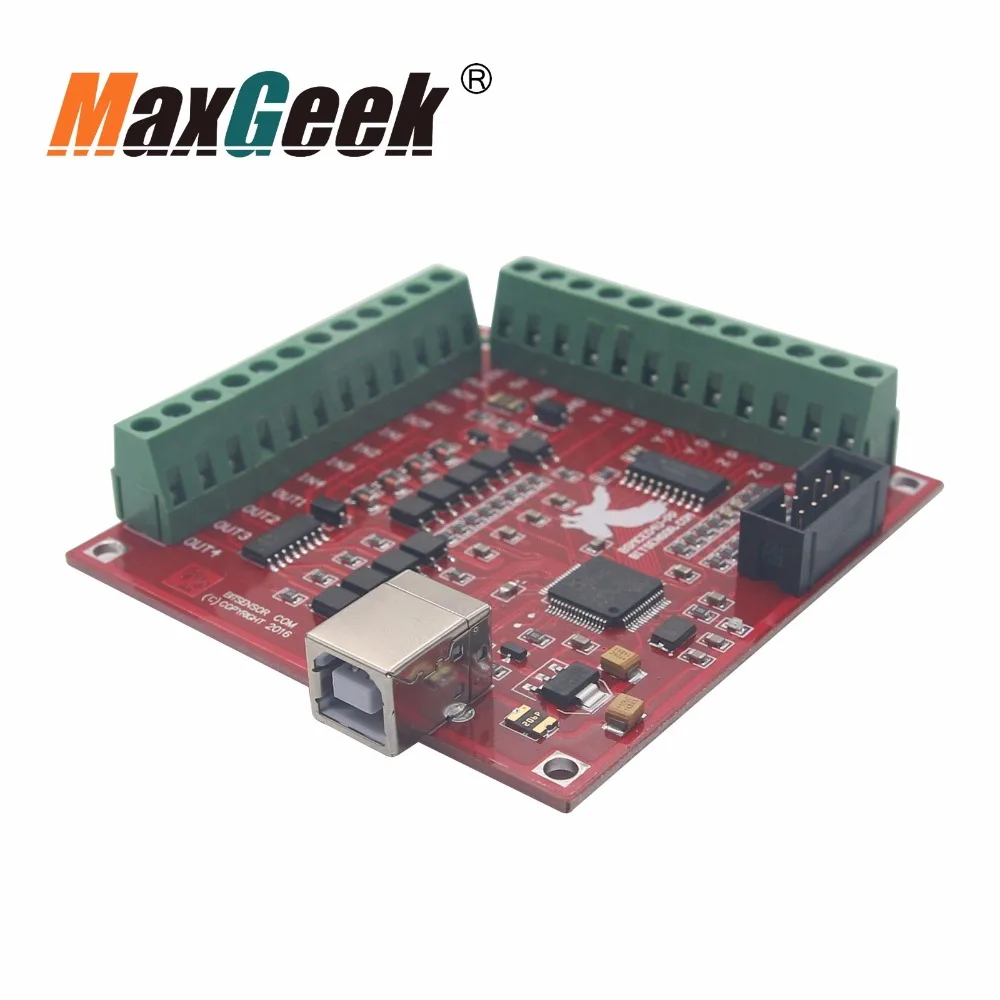 CNC USB MACH3 100 кГц Breakout Board 4 осевой интерфейс драйвер контроллер движения