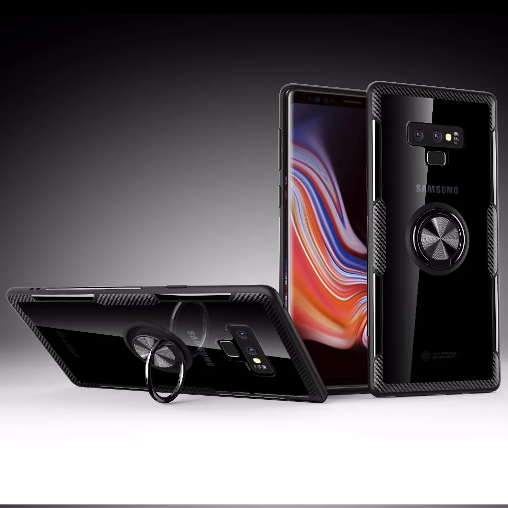 Магнитный автомобильный держатель прозрачный чехол для Samsung galaxy NOTE 9 S9 S8 S10 Lite Plus