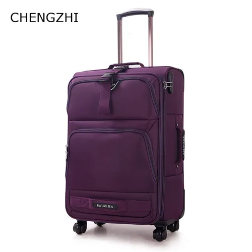 4 CHENGZHI 2" 24" 2" дюймовый импортный водонепроницаемый нейлоновый багаж на колесиках Спиннер чемодан на колесиках модные дорожные сумки на колесиках - Цвет: 4