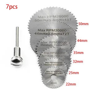 7 шт., лезвия для циркулярной пилы, 222532354450 мм