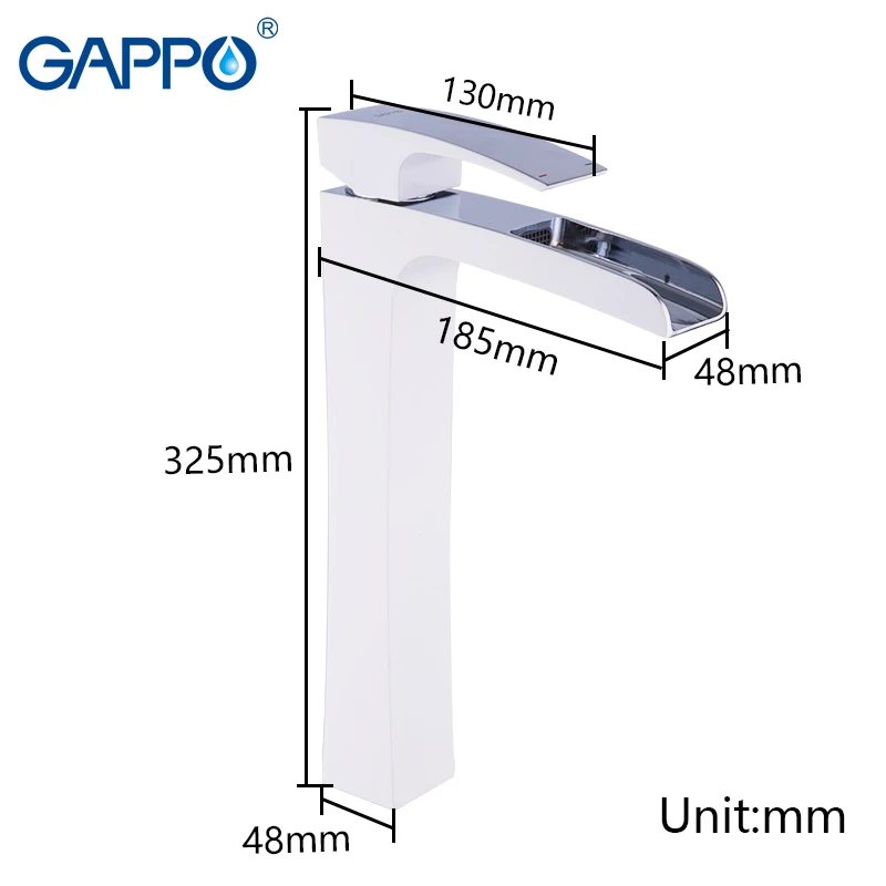 GAPPO смесители для раковины хромированный смеситель ванной комнаты водопроводный