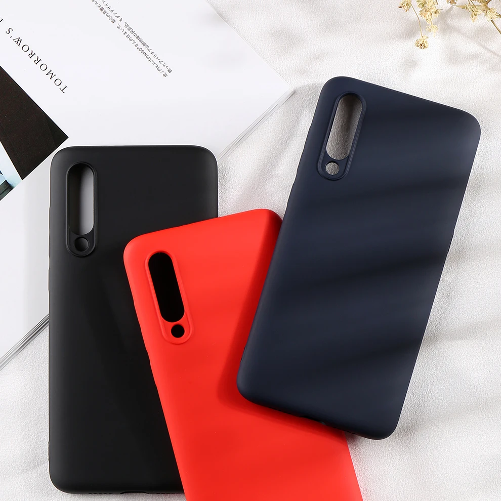 X-Level Liquid Silicone Case For Xiaomi Mi 9 Original Soft Baby Skin Feeling Micro Fiber Back Cover mi case mi9 |