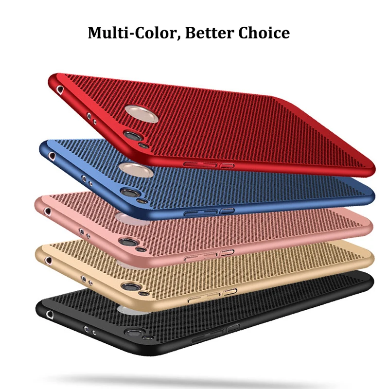 Чехол для Xiaomi Redmi 4X защита 360 градусов матовый корпус из твердого пластика полый