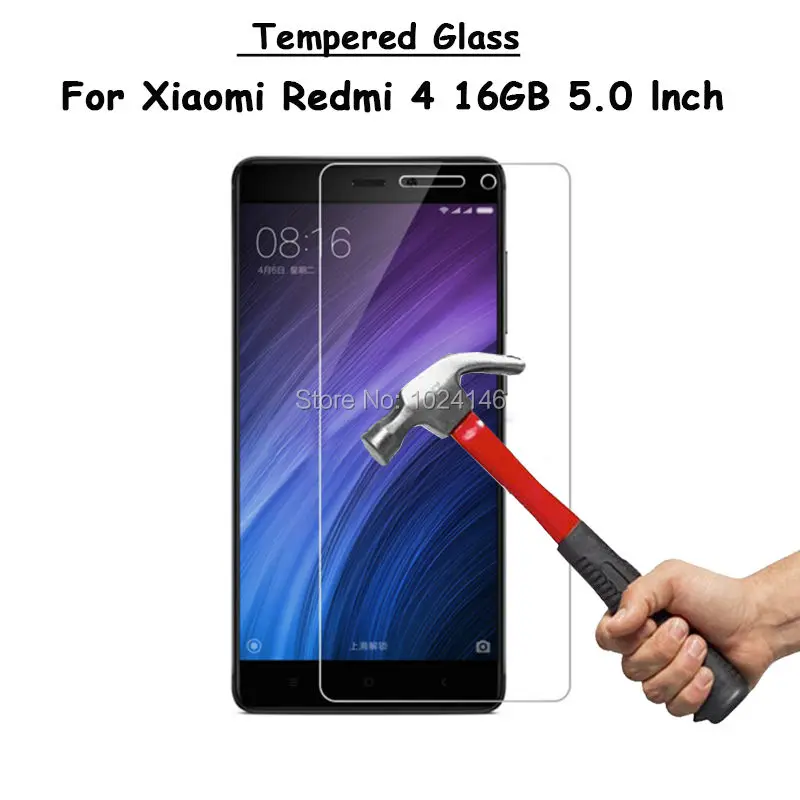 Для Xiaomi Redmi 4 Redmi4 16GB 5 0 &quotпрозрачное закаленное стекло Защита для экрана