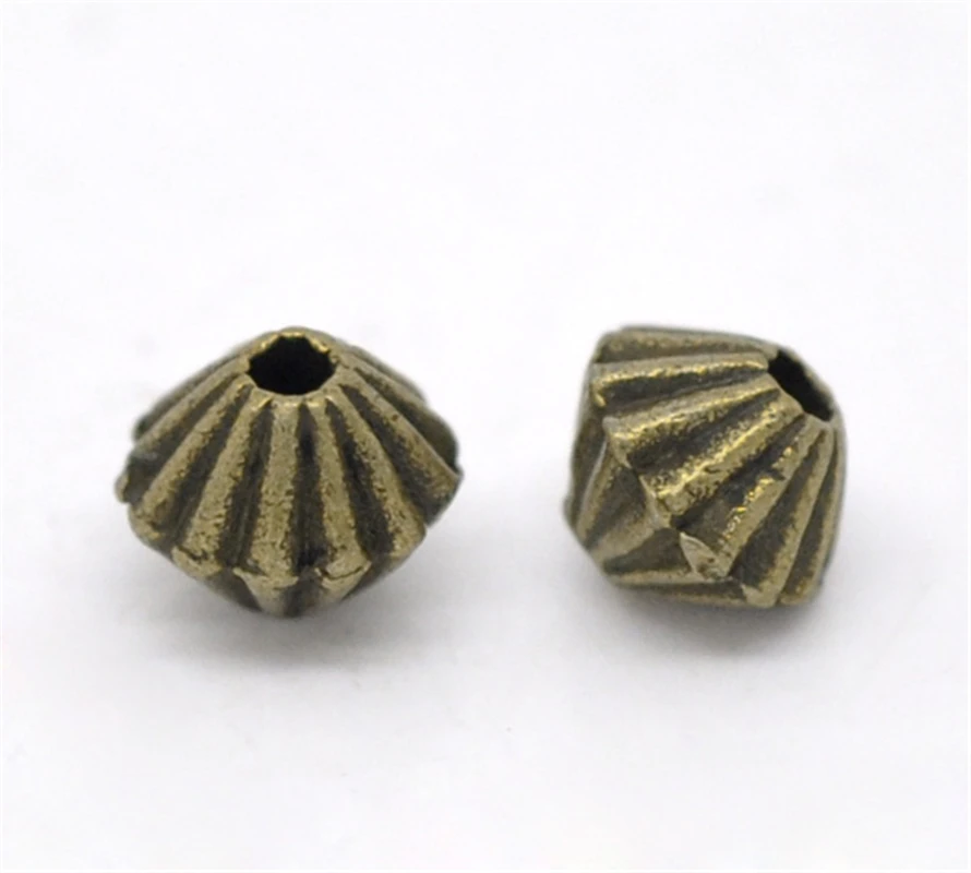 DoreenBeads 200 бронзовые биконусные разделительные бусины 5x4 мм (B14482) yiwu|bead wholesaler|beads