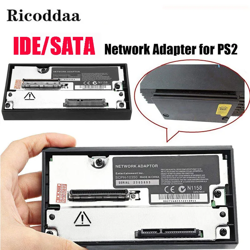 Сетевой адаптер IDE/Sata для Sony PS2 Fat игровая консоль IDE Socket HDD SCPH 10350 Playstation 2 Sata