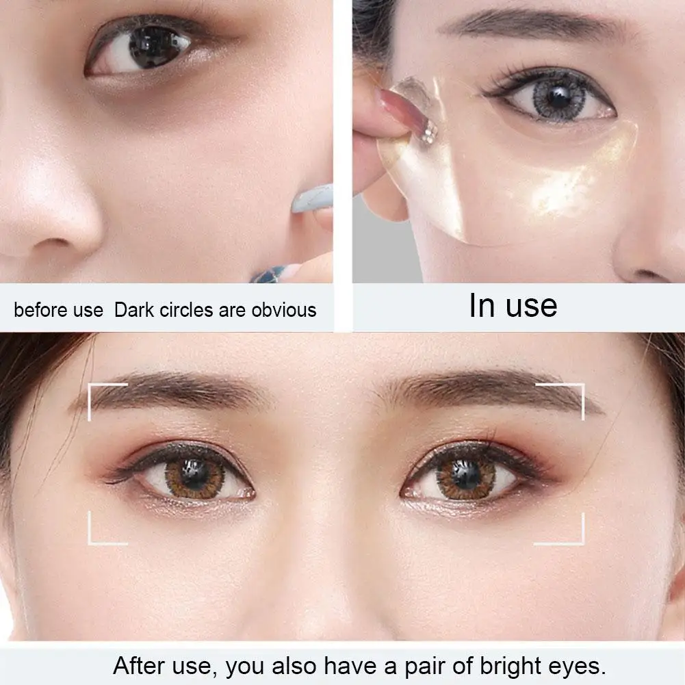 

Gold Seaweed Eye Mask Patches Collagen Natural Moisturizing Remove Dark Circles Anti Age Bag Wrinkle 60 Piece Eyes Skin Care