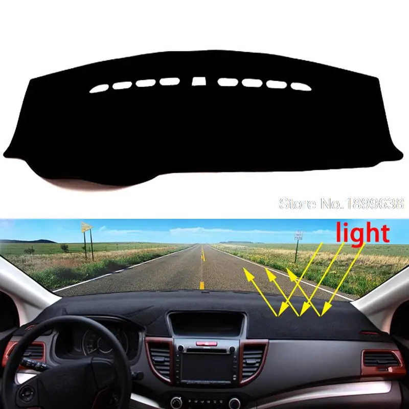 Car dashboard Avoid light pad Instrument platform desk cover Mats Carpets Auto accessories for Peugeot 2008 301 2014 - 2016 | Автомобили и