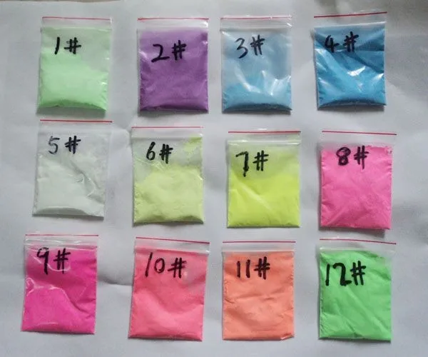 Суперъяркое люминесцентное порошковое покрытие 100 г Фотолюминесцентная пыль