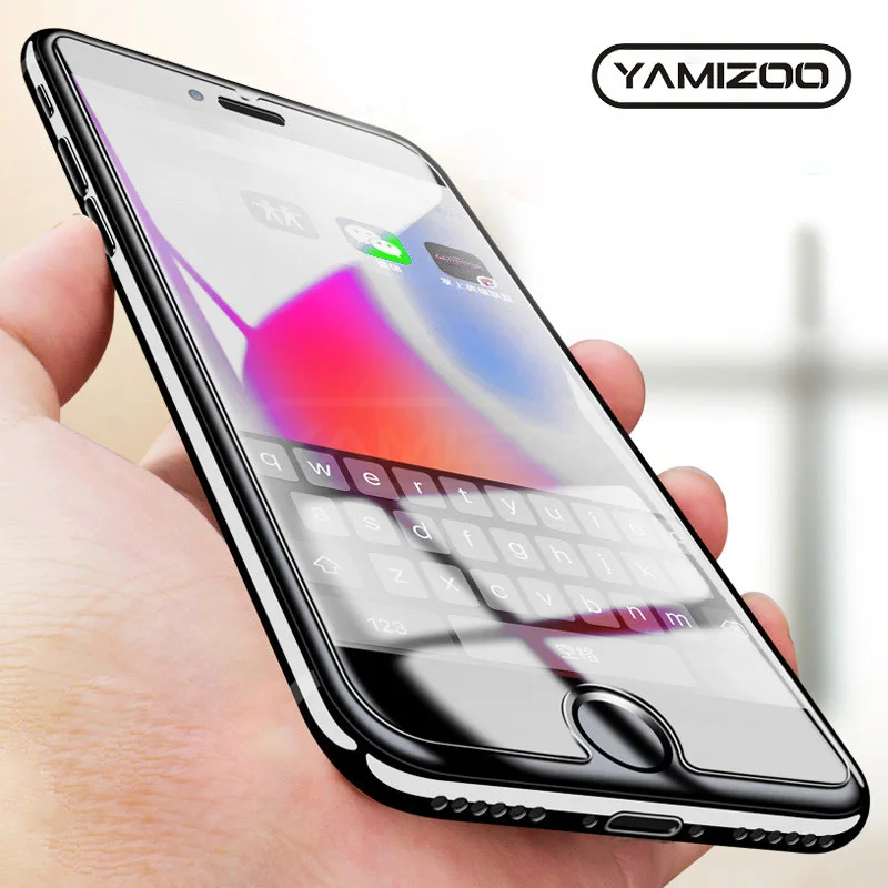 YAMIZOO X стекло для iPhone 7 закаленное Защита 2.5D 9H защитное на x Plus Защитная пленка