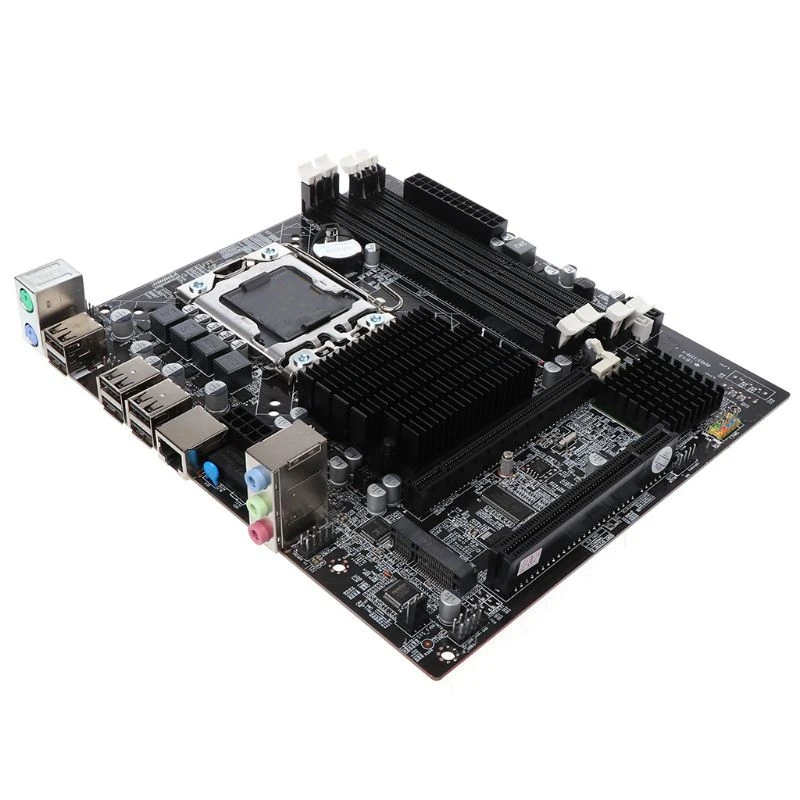 Новый X58 для рабочего стола материнской платы Lga 1366 профессиональный настольный