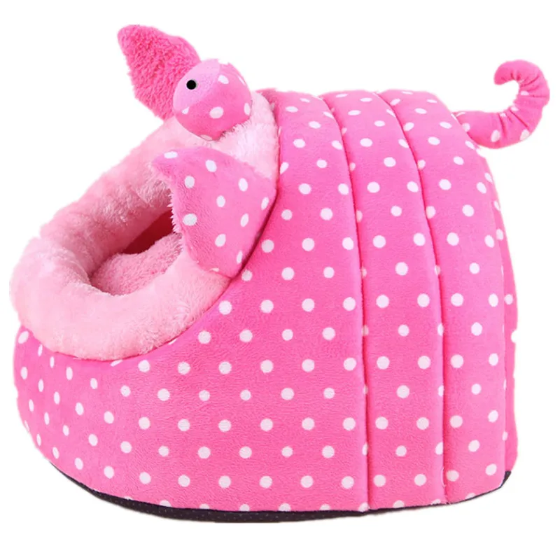 Мягкая кровать для домашних питомцев съемная моющаяся кошек и собак зимнее