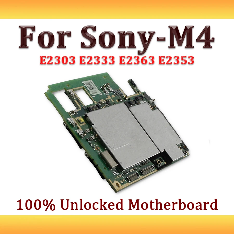 100% разблокированная материнская плата для Sony Xperia M4 Aqua E2303 E2333 E2363 E2353 высокое