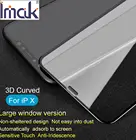 Imak 3D защитное закаленное стекло для iPhone X полное покрытие экрана пленка изогнутая Олеофобная резьба