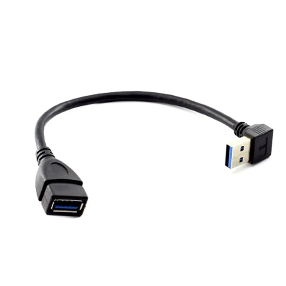 Удлинитель USB 3 0 правый/левый вверх/вниз угол 90 градусов удлинитель адаптер Папа