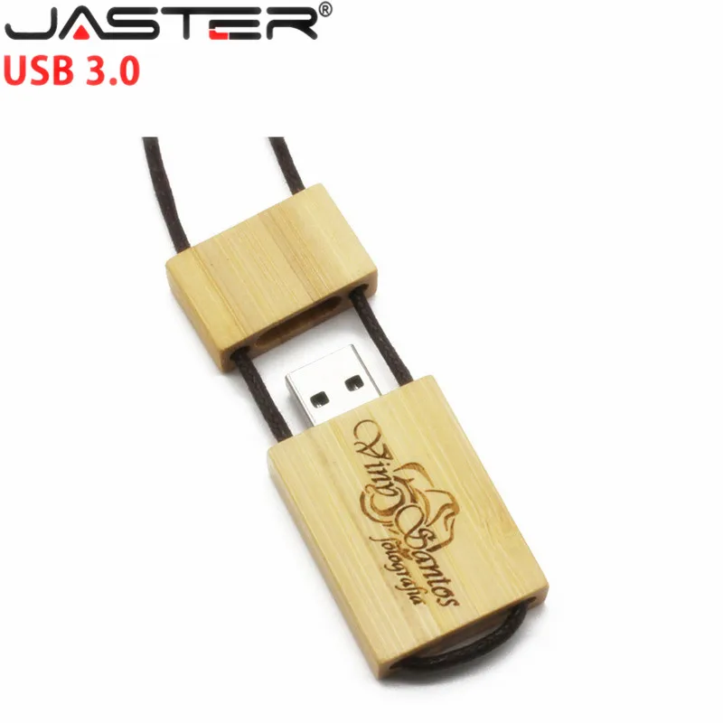 Деревянный USB-флеш-накопитель JASTER 4 ГБ 16 32 3 0 гравировка USB палочка для создания