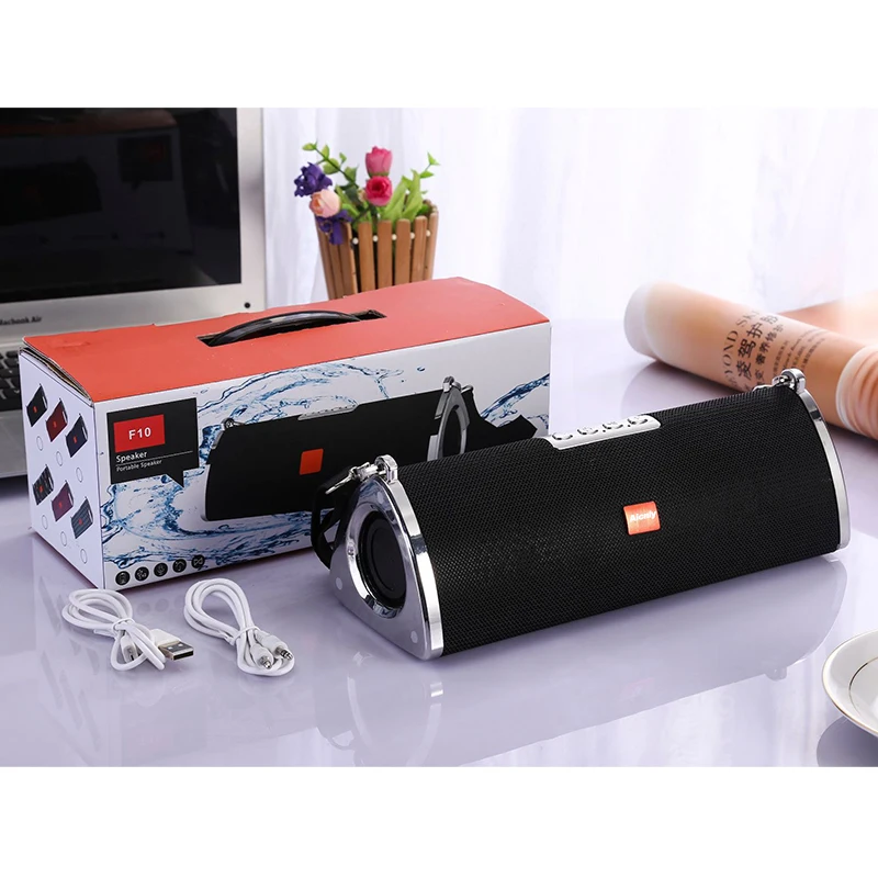 2018 Newest Portable Bluetooth Speaker Wireless Subwoofer Outdoor MP3 Player TF Card 10W Dual FM Radio | Электроника