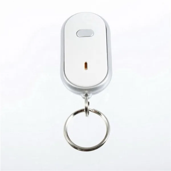 Свисток светодиодный светильник фонарь пульт ДУ со звуковым управлением Lost Key Finder Locator дистанционный брелок для ключей со свистком