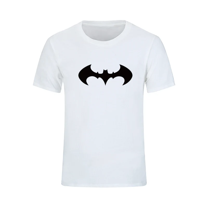Marvel Super Hero Batman Printed T shirt Men Summer New Fashion Casual 100% Cotton Short Sleeve Tops Tees Fitness Clothing Homme | Мужская