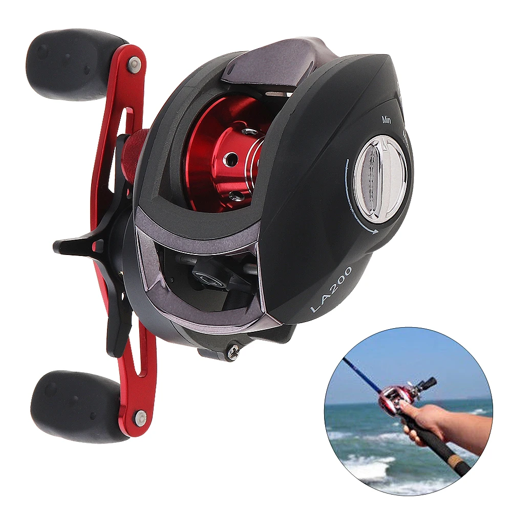 Высокоскоростная Рыболовная катушка для заброса приманки 12 + 1 шарикоподшипник