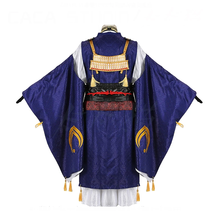 Аниме! Touken Ranbu Online Mikazuki Munechika кимоно самурайский костюм униформа косплей наряд на