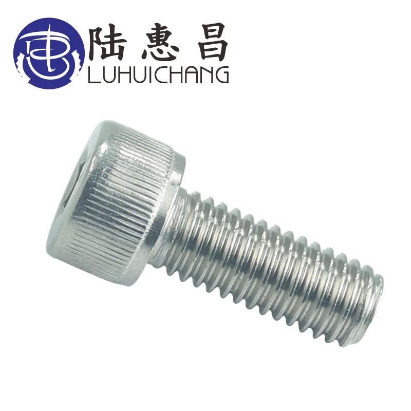 Luhuichang 20 шт. M3 M4 M5 304 винты из нержавеющей стали с шестигранной головкой болт с головкой Крепеж для мебели