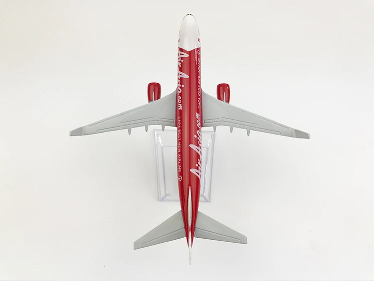 AirAsia Boeing 737 самолет 16 см металлический сплав литья под давлением 1:400 игрушечные модели самолетов для детей модель аэроплана MX22