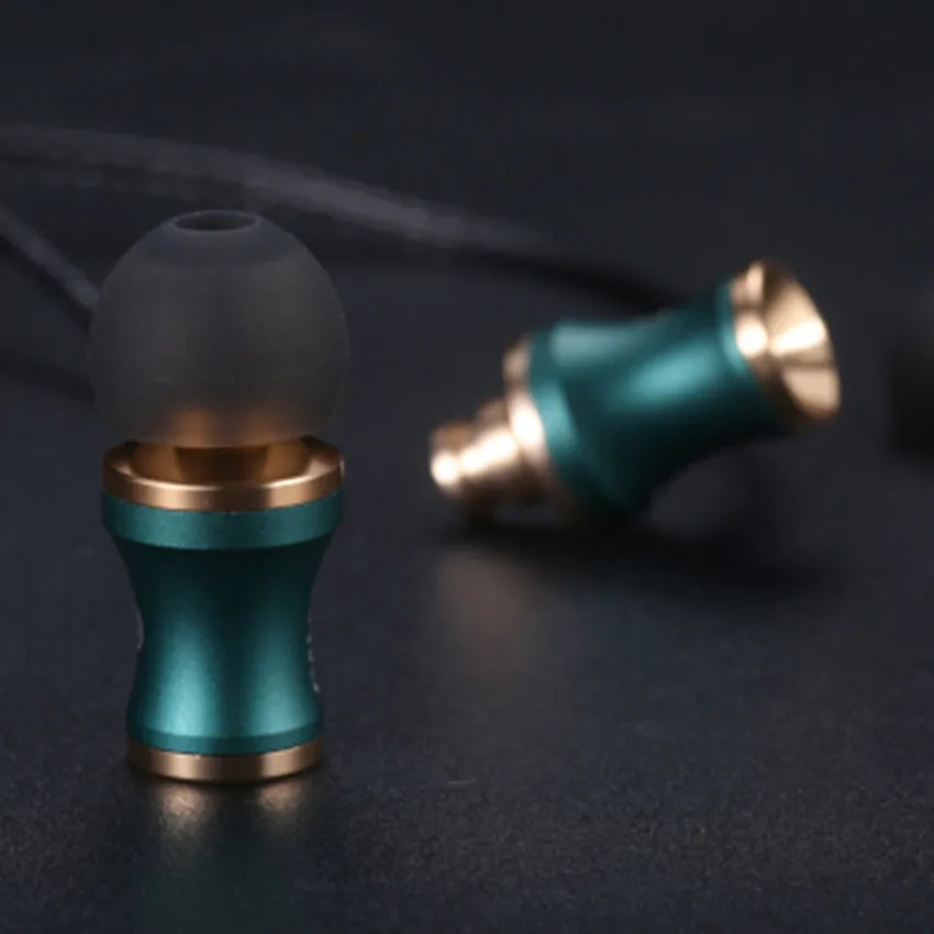 Новые зеленые in-ear металлические наушники набор для всей поверхности головы в